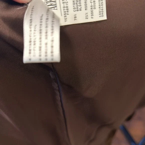 Moschino Couture Brown Patchwork Harlequin Velvet Coat - Picture 15 of 16